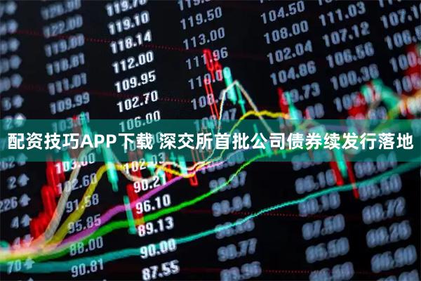 配资技巧APP下载 深交所首批公司债券续发行落地